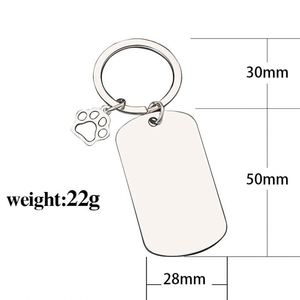 Llavero Personalizado de Acero Inoxidable con Impresión UV, Moderno, para Regalos Navideños, Logotipo de Empresa, Material en Blanco de Fábrica - Product Image 2