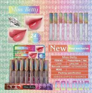 <span class=keywords><strong>Miss</strong></span> <span class=keywords><strong>Betty</strong></span> 	 <span class=keywords><strong>Miss</strong></span> <span class=keywords><strong>Betty</strong></span> 	   24H 	 Gloss à lèvres 	 ÉTANCHE 	 Rouge à lèvres animé de 108 couleurs, maquillage tendance - Product Image 5