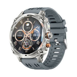 Montre connectée intelligente à écran tactile sphérique TKYUAN, plus de 100 modes sportifs, moniteur de santé 24h/24, lampe torche haute luminosité, montre connectée pour hommes - Product Image 4