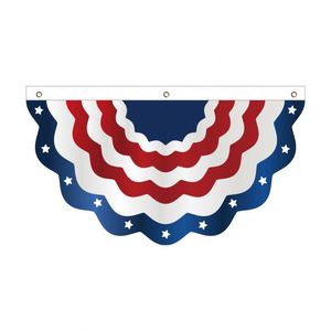 Drapeaux en polyester personnalisés avec logo, bannières en forme de demi-cercle, accessoires d'affichage pour la promotion - Product Image 1
