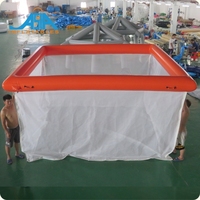 Flotteur de piscine gonflable en matériau DWF pour jeux en yacht / Protection contre les méduses, flotteur de piscine gonflable pour station balnéaire
