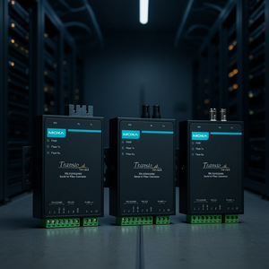 Convertidor de Serie a Fibra Óptica Moxa TCF-142-M-ST RS-232/422/485 de Grado Industrial - Product Image 3