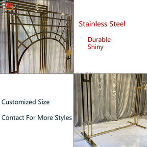 SMOOTH Wedding <b>Stand</b> Arch <b>Backdrop</b> Balloon Frame Free Standing for Birthday Wedding Events Decoration - Product Image 3