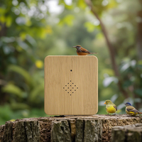 Appelant d'oiseaux carré portable avec musique intégrée, volume réglable, style personnalisable, fonction pour la chasse en plein air, l'observation des oiseaux