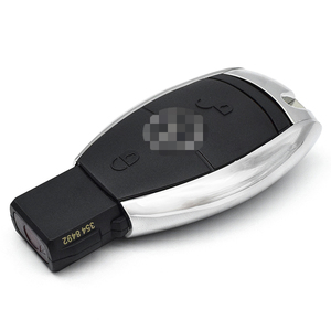 Carcasa de llave remota de coche para m-ercedes b-enz con soporte de batería reemplazar tarjeta inteligente MB carcasa de entrada sin llave - Product Image 3