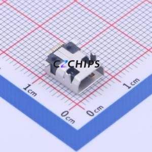 920-462A2021S10111 USB Connector SMD Connector ( Connector Type: Mini-B )( Gender: Female )( Mounting Type: Horizontal Mount ) - Product Image 1