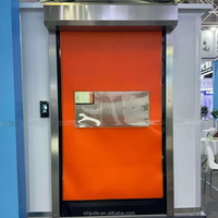 Puerta Enrollable Rápida Industrial Automática de PVC para Almacén
