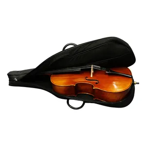 IB006 Logo personalizzato 4/4 zaino per violoncello con doppio basso borsa per strumenti musicali di grandi dimensioni