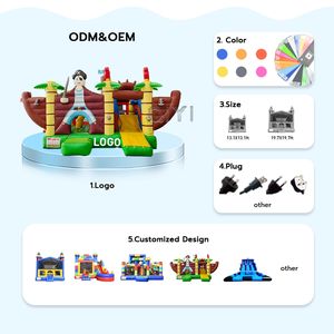Château Gonflable d'Usine en Gros pour Enfants, Coloré, avec Toboggan - Product Image 5