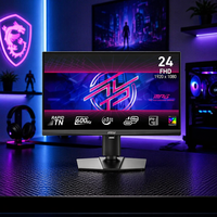 Monitor para Juegos MPG 242R X60N de 24 Pulgadas, 610Hz, 0.1ms, 98W, Panel TN FHD, 119% SRGB, con Base Giratoria/Regulable en Altura para Escritorio