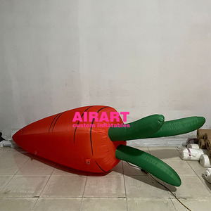 Costume de <span class=keywords><strong>carotte</strong></span> gonflable géant pour la publicité, fruits gonflables de grande taille - Product Image 2