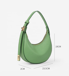 Fabricante de logotipos personalizados, bolso de hombro de mujer moderno y único, cuero PU suave y de alta calidad al por mayor para mujeres - Product Image 2