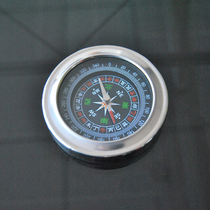 Brújula Mini de Acero Inoxidable de 75 mm, Resistente al Agua, a Prueba de Golpes, Portátil, Ligera, para Supervivencia, Campamento, Senderismo, Navegación, China - Product Image 2