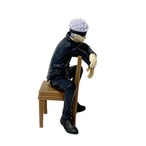 2 styles de figurines de collection de Gojo <span class=keywords><strong>Satoru</strong></span> en position assise, Jujutsu Kaisen, modèle de dessin animé, figurine de <span class=keywords><strong>manga</strong></span>, jouets en PVC, figurine d'anime - Product Image 5