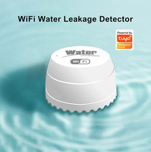 TY-WI-4L Tuya Smart เซ็นเซอร์ตรวจจับน้ำรั่วไหล ระบบตรวจสอบระยะไกลผ่าน WiFi เครื่องตรวจจับระดับน้ำ เซ็นเซอร์ตรวจจับน้ำรั่ว ระบบเตือนภัยด้วยเสียง - Product Image 3
