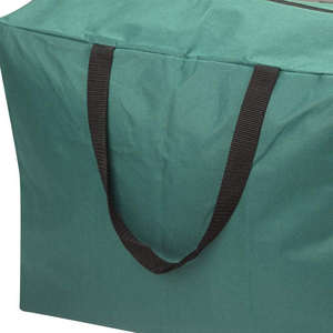 حقيبة عيد الميلاد من البوليستر بسعة كبيرة ، مقابض معززة مزدوجة + سحاب ناعم ، مخازن أشجار وزينة عيد الميلاد - Product Image 5