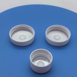 Plastic Twist off Cap Vented Closure with Non Spill Vented Liner for Jars - Product Image 1
