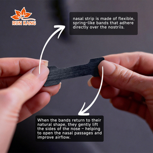 Bandelettes nasales jetables respirantes et anti-transpiration pour un soulagement instantané <span class=keywords><strong>de</strong></span> la congestion nasale, bienfaits pour la santé cardiaque, pour le sport et le sommeil nocturne - Product Image 3
