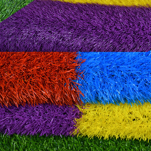 Heigh chất lượng cỏ nhân tạo chạy theo dõi tổng hợp cỏ <span class=keywords><strong>Turf</strong></span> cảnh quan màu đen cỏ nhân tạo - Product Image 3