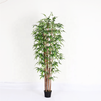 Bambou artificiel réaliste de haute qualité, directement de l'usine, plante décorative tropicale pour l'intérieur et l'extérieur