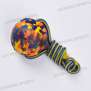 Grosir mainan hewan peliharaan pelatihan anjing ramah lingkungan tali tahan banting bulat 7cm nyaman untuk latihan - Product Image 3