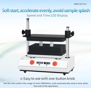 เครื่องเขย่าหลอดทดลองในห้องปฏิบัติการ Veidt Lab HT-200 ความเร็ว 2500 รอบต่อนาที สำหรับหลอดทดลองหลายหลอด วัสดุ ABS อุปกรณ์ห้องปฏิบัติการสำหรับผสมหลอดทดลองหลายหลอด - Product Image 6