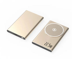 Banque d'alimentation magnétique à charge super rapide Chargeur sans fil Banque d'alimentation sans fil <span class=keywords><strong>en</strong></span> métal et aluminium 5000mAh <span class=keywords><strong>Mag</strong></span> Battery Pack pour iPhone - Product Image 1