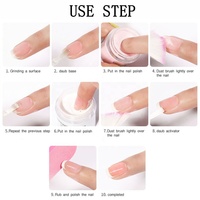 Poudre acrylique pour ongles à immersion de couleur personnalisée, haute pigmentation, parfaite pour l'extension d'ongles au liquide acrylique, idéale pour les salons de manucure et l'art des ongles, OEM