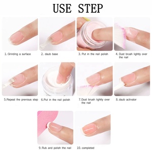 Custom Color Dipping Powder Acrylic <b>Nail</b> Powder High Pigment Perfect match with Acrylic Liquid for <b>Nail</b> <b>Extension</b> Salon Art OEM - Product Image 6