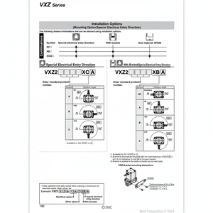 Électrovanne pneumatique SMC VXZ232BZ3AA Vannes de régulation Produit - Product Image 1