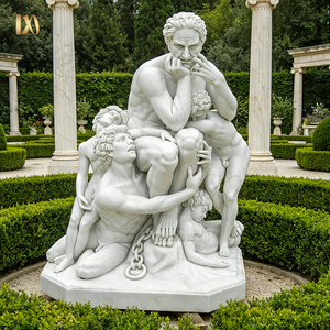 Statue en marbre sculptée à la main de Ugolino et ses fils, célèbre œuvre d'art classique de Dante <span class=keywords><strong>Inferno</strong></span>, à vendre - Product Image 1