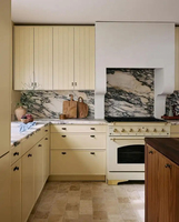 Vermonhouzz Armoire sur mesure blanche durable de qualité supérieure, collection 2026, avec comptoir en marbre pour la rénovation de cuisine