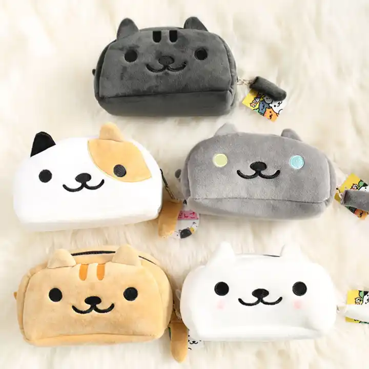 Cute Pencil Case With Squishy Cat Kawaii Pencil Pouch Cute School