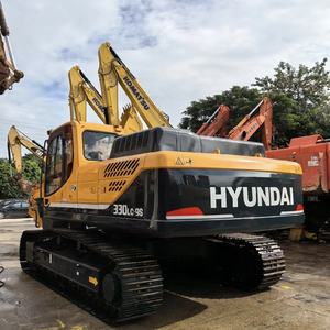 Excavatrice Hyundai 330LC-9 d'occasion, 33 tonnes, sur chenilles, à bas prix, en stock, à vendre. Composants principaux : moteur, engrenages. - Product Image 2