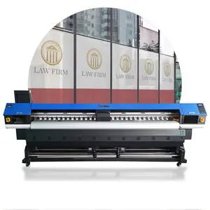 Hancolor Top Fitting Eco Solvent Printer Voor Nieuwe Aankomst I3200 4 Heads Clear Glass Stickers Verlicht Uithangbord