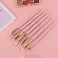 BEILI kualitas tinggi 15 buah rambut sintetis terbaik makeup kuas set dengan kemasan kustom kotak pink makeup SIKAT
