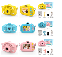 Kamera Digital Anak SONIDA 1080P Dua Lensa Sensor CMOS Layar IPS 2-inci Memori 32GB Layar Ganda Mini Set Hadiah Foto