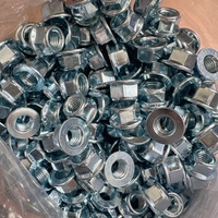 Écrou de blocage robuste en acier inoxydable SS304 DIN 985 avec insert en nylon pour panneaux muraux de bâtiments commerciaux et fixation de cadres en acier Jeekuu