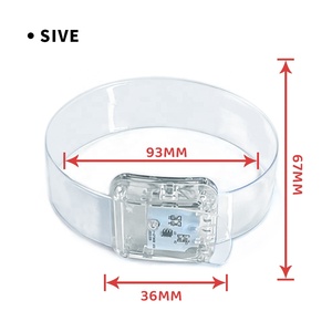 Vòng đeo tay bằng giọng nói kích hoạt đèn LED LED nhấp nháy ánh sáng lên Glow Bracelet LED Bracelet buổi hòa nhạc - Product Image 6