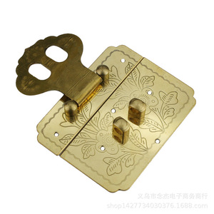 Copper Furniture <b>Lock</b> 65mm Antique Style Keyless For Camphor Wood Box Storage Closet - Product Image 5