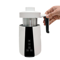 OEM/ODM Vente en gros Mini machine de décarboxylation 100W avec couvercle et poignée Machine de décarboxe 350ML avec fonction d'infuseur Ménage