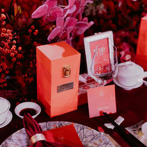 Boîte de papier en carton imprimé en couleur élégante en gros pour les cadeaux de mariage - Product Image 2