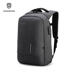 Mochila Impermeable para Portátil de Negocios Kingsons, Bolsa de Viaje Resistente para Computadora con Compartimento Digital y Puerto USB - Product Image 1