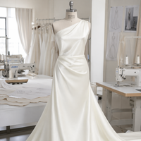 Tissu en Soie de Mûrier Pure à 100% Charmeuse 22 Momme Jacquard et Tissage Uni, Matière en Soie Écologique pour Robes de Mariée et Vêtements de Nuit