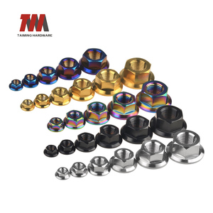 Tuerca <span class=keywords><strong>de</strong></span> brida hexagonal Taiming, tuerca <span class=keywords><strong>de</strong></span> bloqueo <span class=keywords><strong>de</strong></span> inserción <span class=keywords><strong>de</strong></span> Metal, coche <span class=keywords><strong>de</strong></span> carreras, motocicleta M14 M4 M30 M5 M28 M15 M12x1.5 Gr5, Tuercas <span class=keywords><strong>de</strong></span> brida <span class=keywords><strong>de</strong></span> titanio - Product Image 2