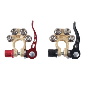<b>Battery</b> <b>Terminal</b> Connector Set Red Black Metal Automotive <b>Battery</b> <b>Terminal</b> Accessory 1 Pair - Product Image 4