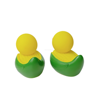 Jouets de bain pour bébé en caoutchouc personnalisés uniques, motifs de canards en caoutchouc, plaisir dans la baignoire pour les enfants et les tout-petits