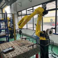 Bras de robot de soudage Thinkmotion à 6 axes, 10 kg, 2010 mm, boîte de vitesses PLC, précision de 0,05 mm, entraînement servo-électrique pour soudage à l'arc MIG/MAG/TIG