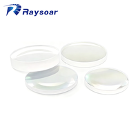 Lensa Fokus Silika Fusi Raysoar D30 F150 F250 CT3.0 CT3.5 CT4.5 Lensa Plano Convex untuk Mesin Las Laser Suplaser Qilin WSX Hanwei