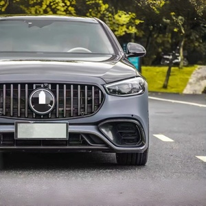 Parrilla Delantera Estilo AMG para <span class=keywords><strong>Mercedes</strong></span>-Benz Clase <span class=keywords><strong>S</strong></span> W223 S400 S450 <span class=keywords><strong>S500</strong></span>, Material PP, Compatible con Actualización a S63 S65 - Product Image 2